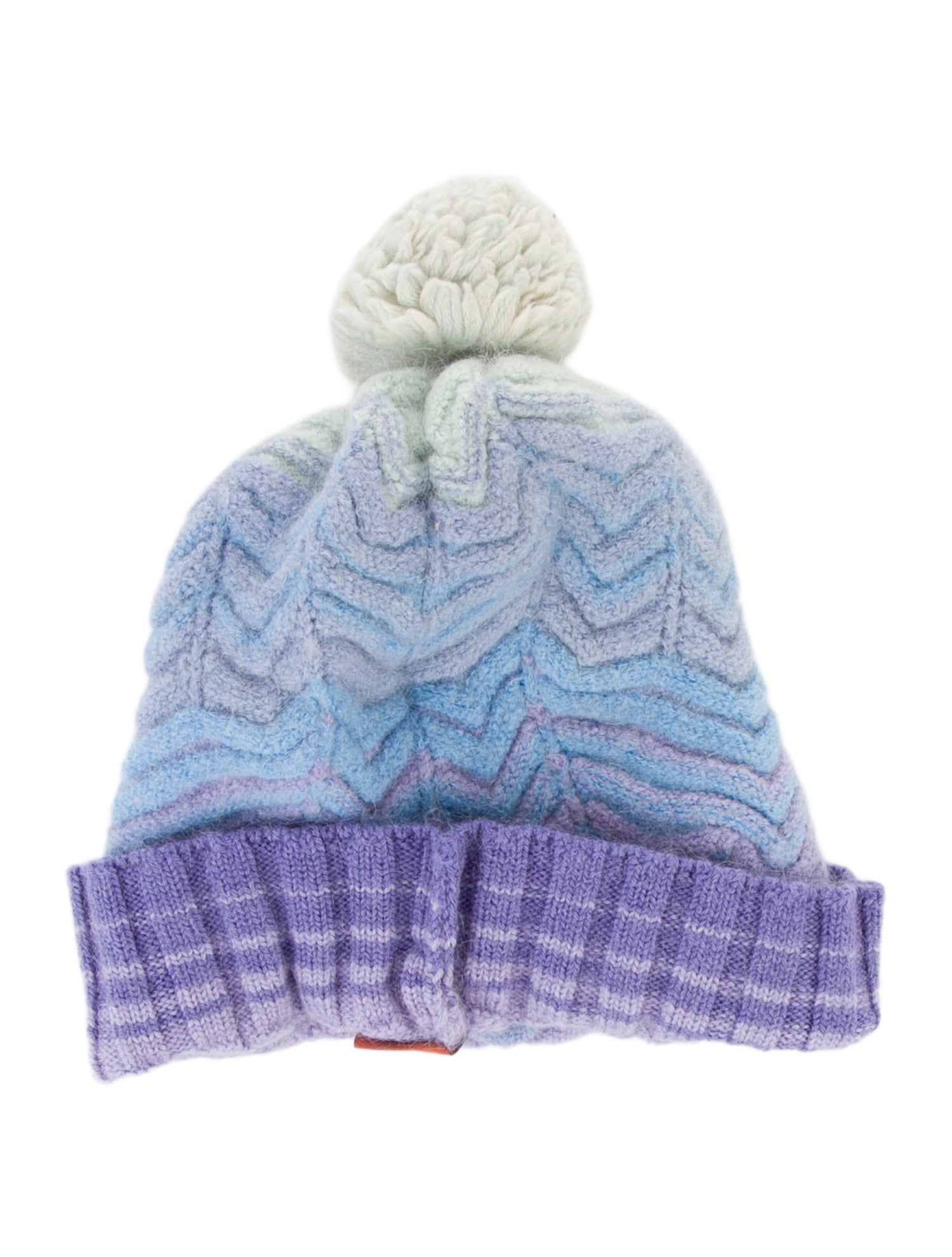 Missoni Knitted Wool Pom Pom Beanie